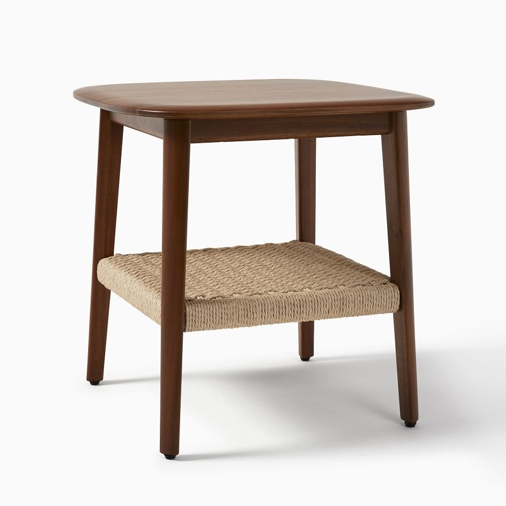 Cane shop side table