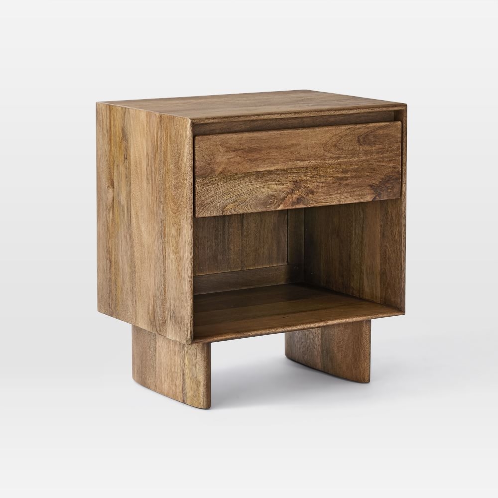 Solid nightstand best sale