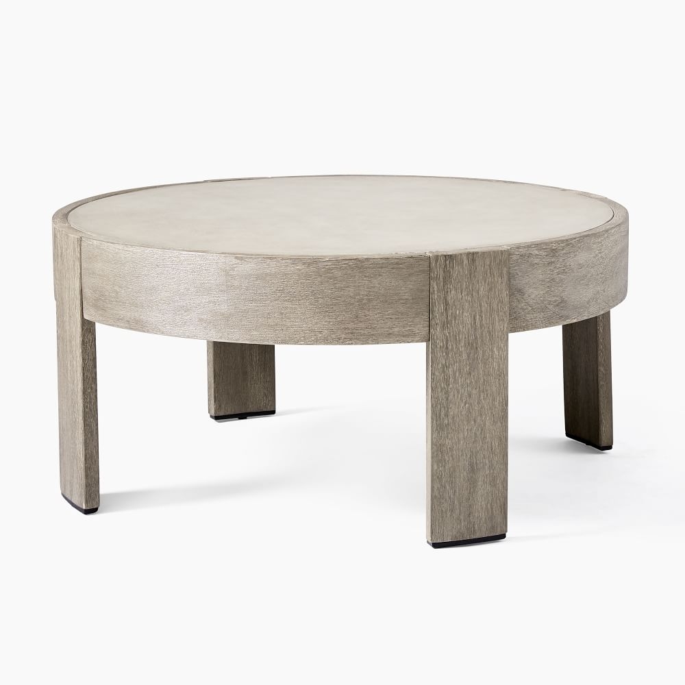 Faux concrete store coffee table