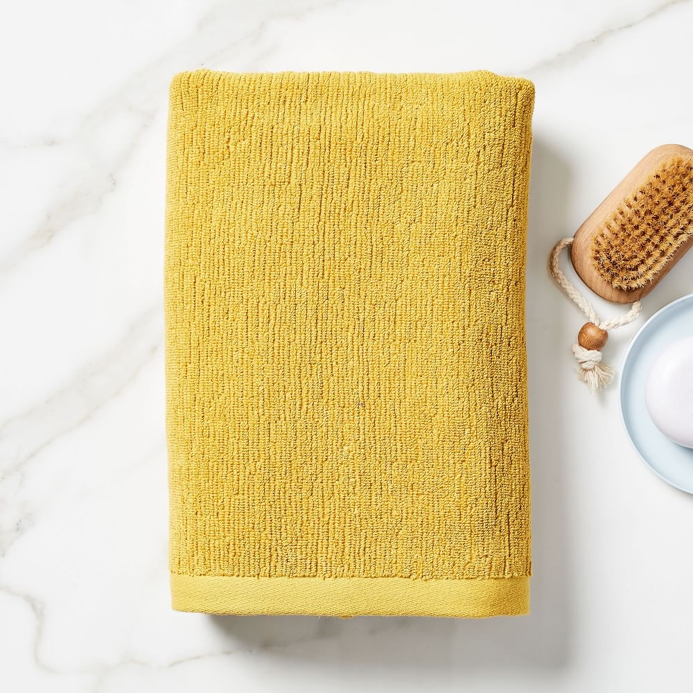 Buy online Organic Textured Towels now West Elm UAE UAE