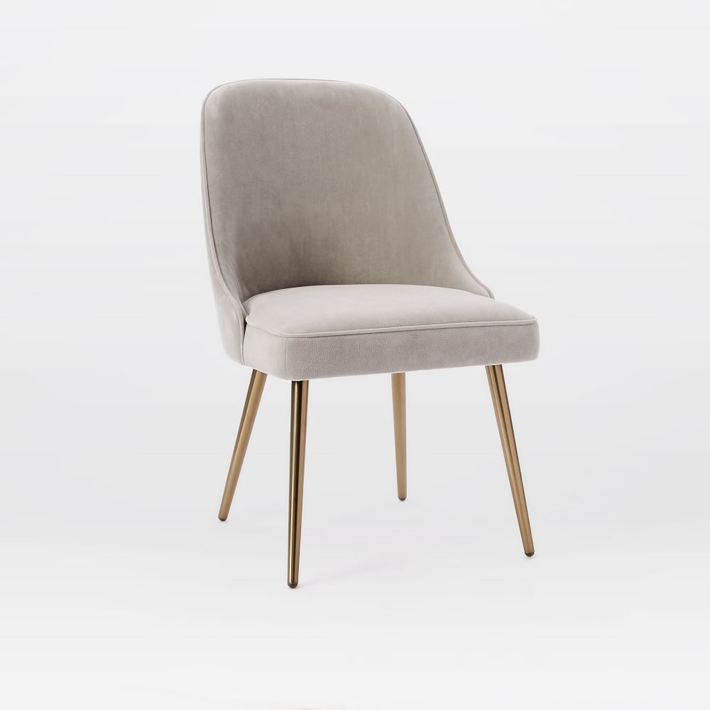 West elm discount white chair