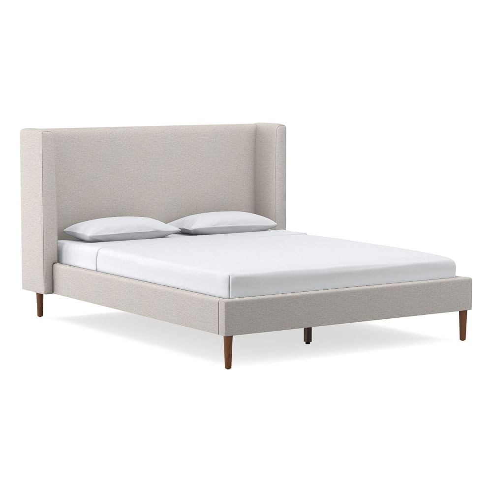 West elm store walnut bed