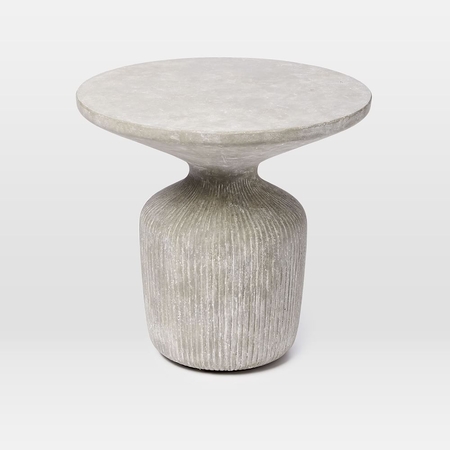 Buy online Portside Outdoor Round Concrete Coffee Table