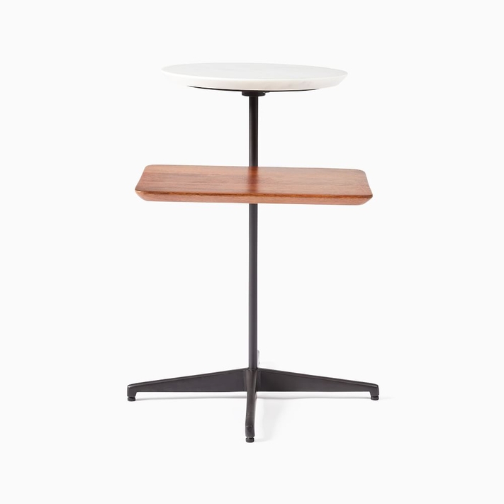 Tiered side new arrivals table