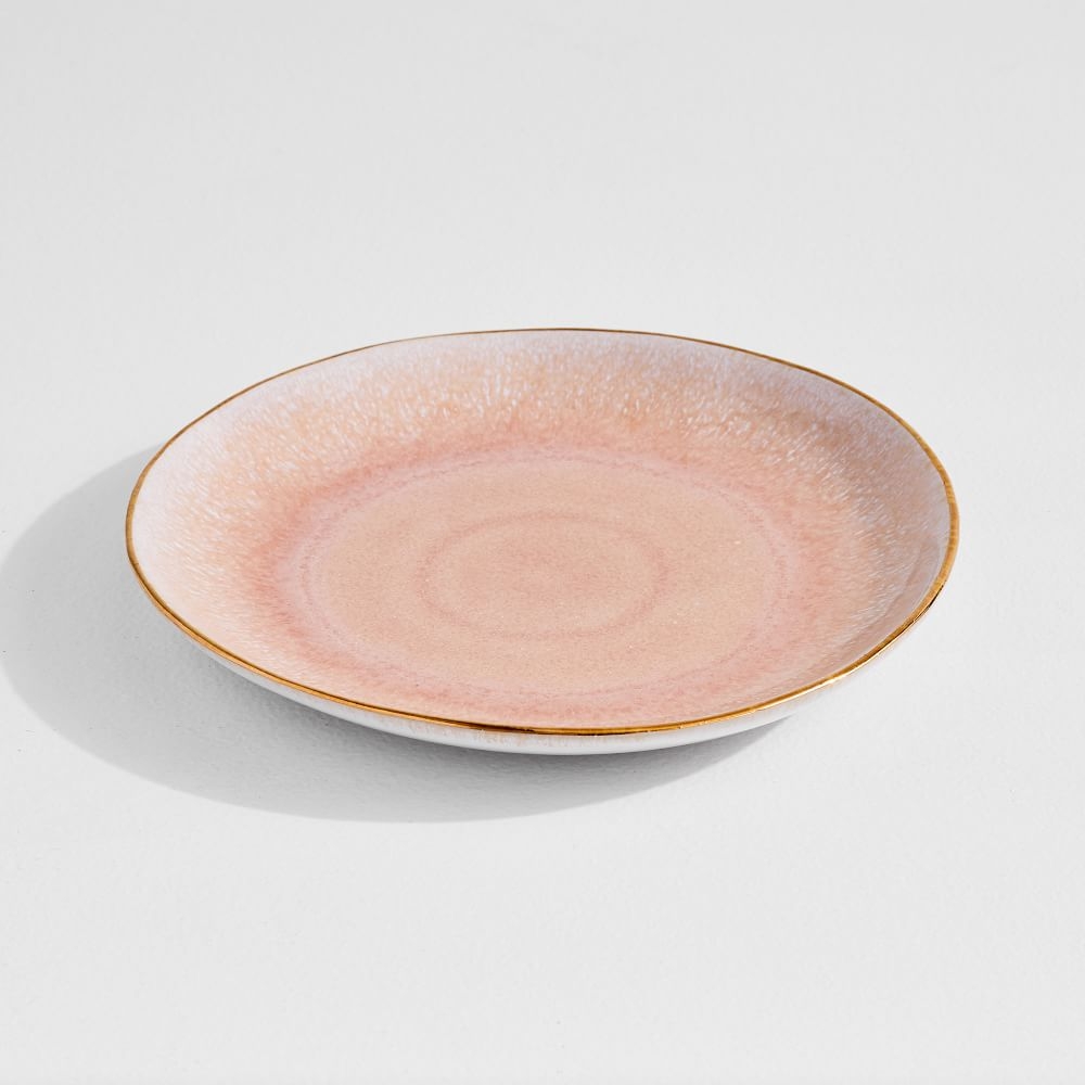 Pink and sale gold dinnerware