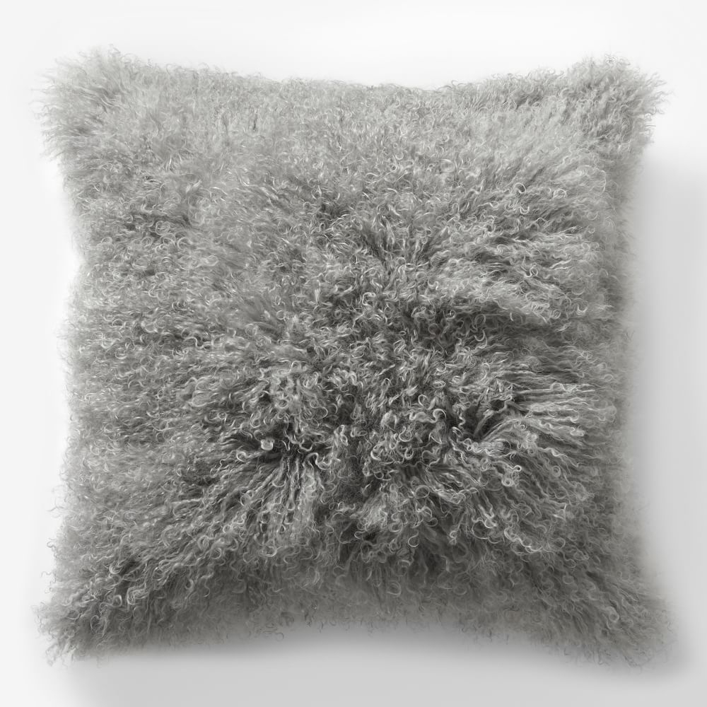 Black sale mongolian cushion
