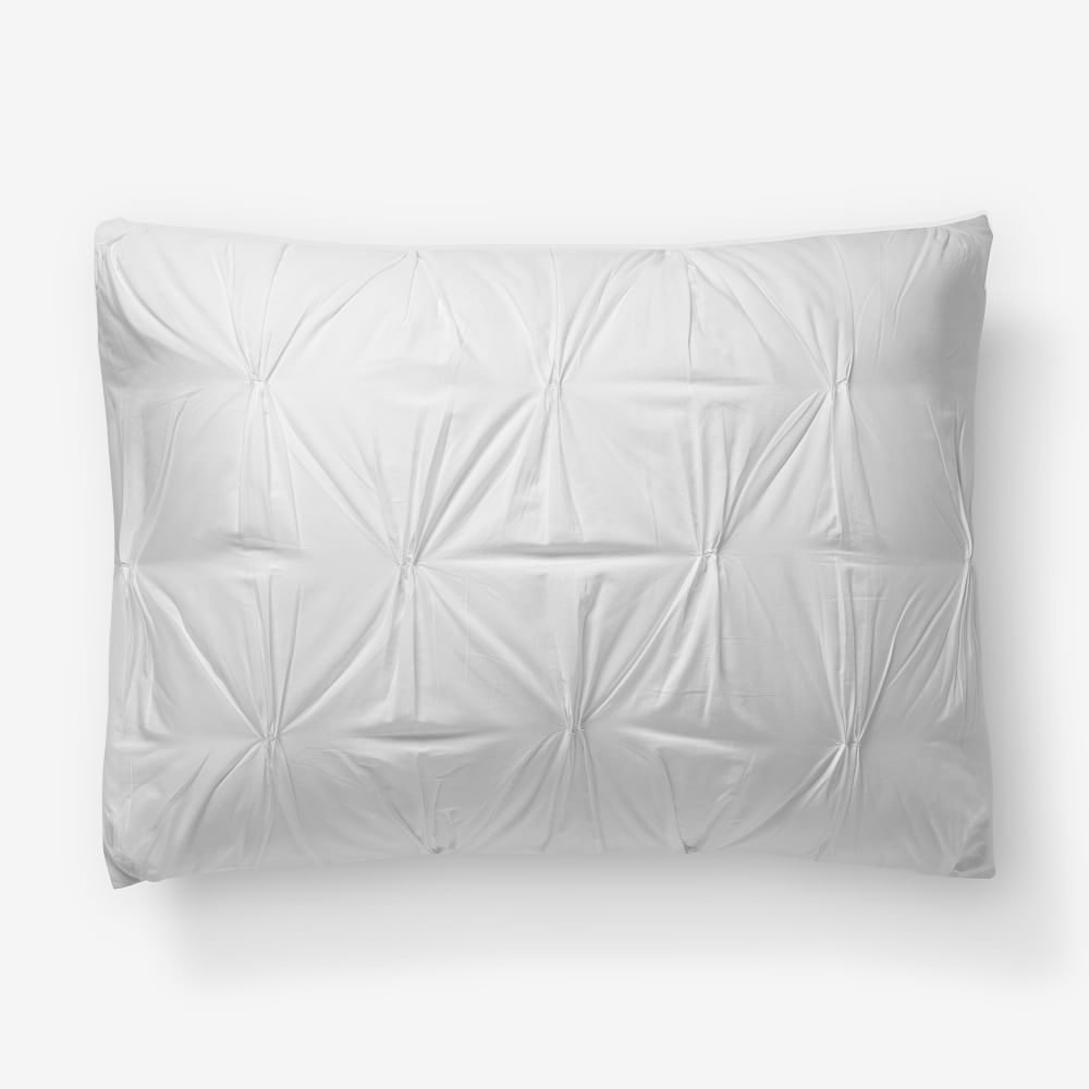 Pintuck deals pillow shams