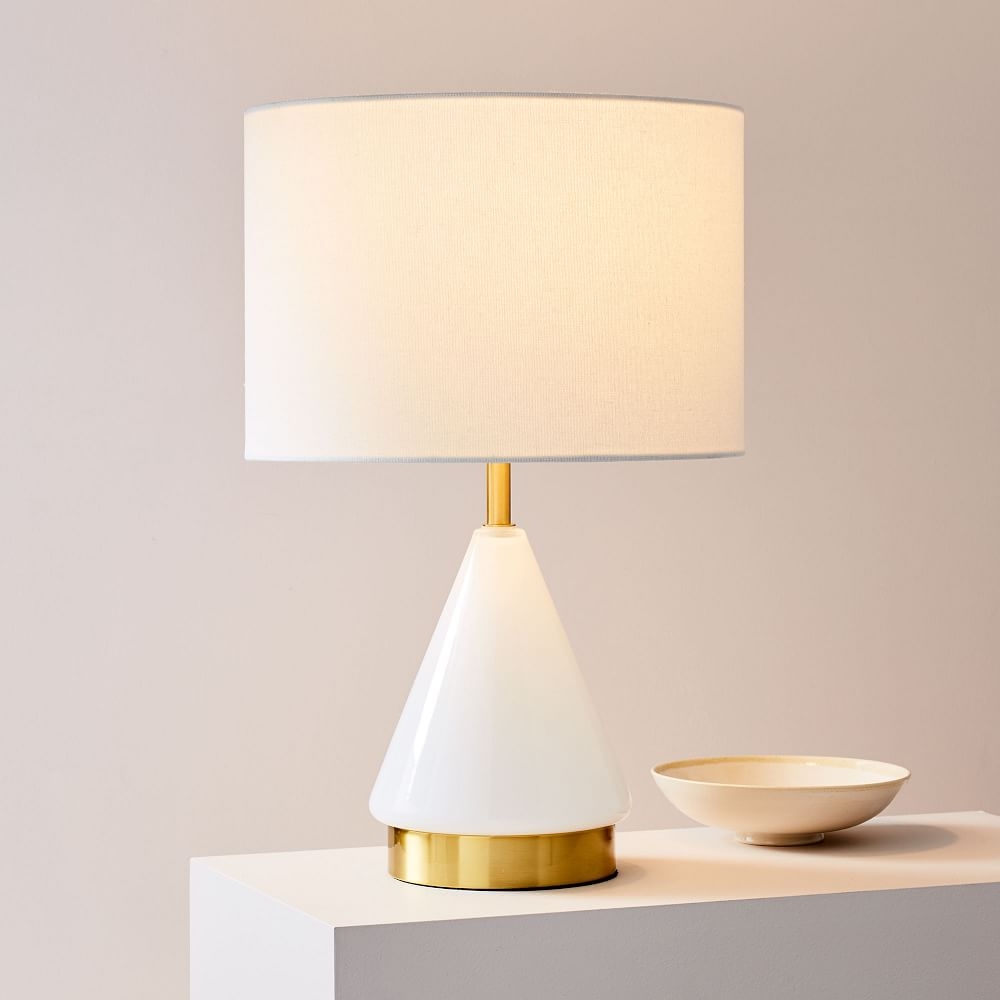 Glass cheap base lamp