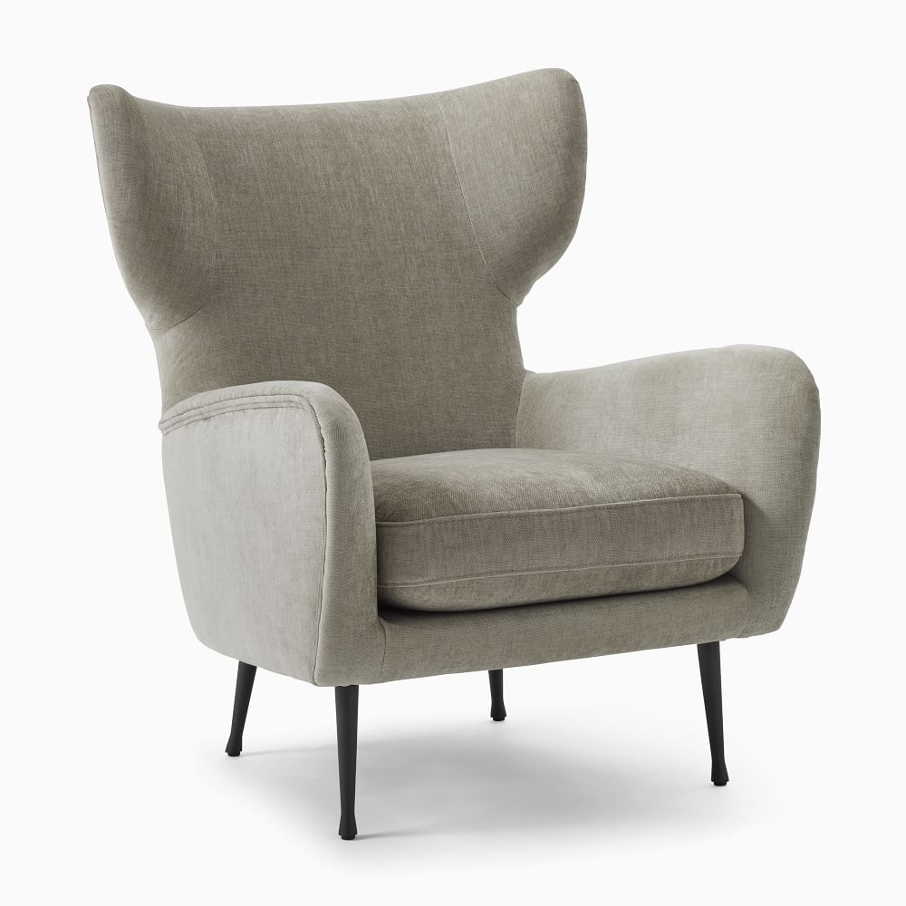 Grey clearance wing chair