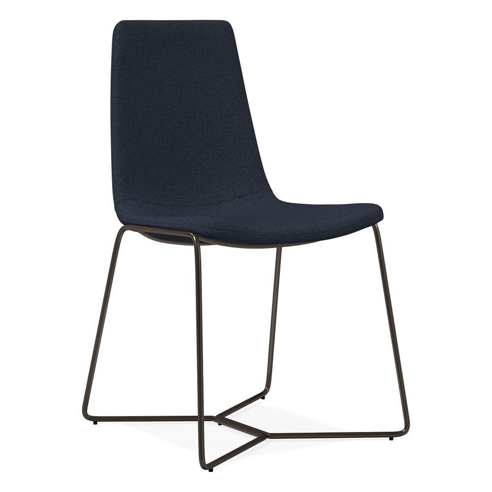 Slope upholstered outlet dining chair