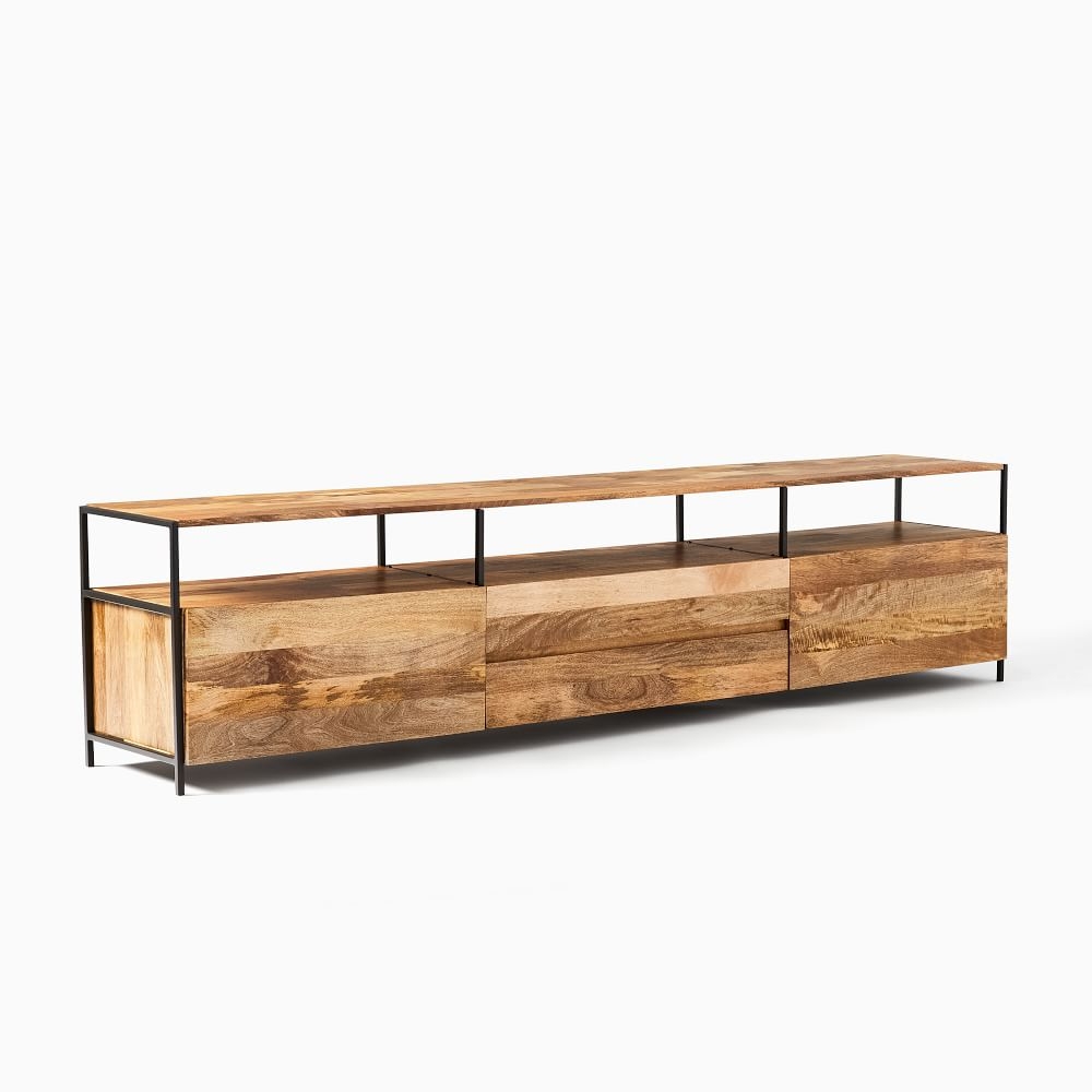 Large media console top