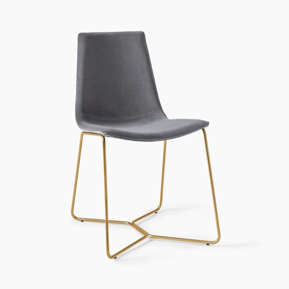 Buy online Slope Upholstered Dining Chair now West Elm UAE UAE