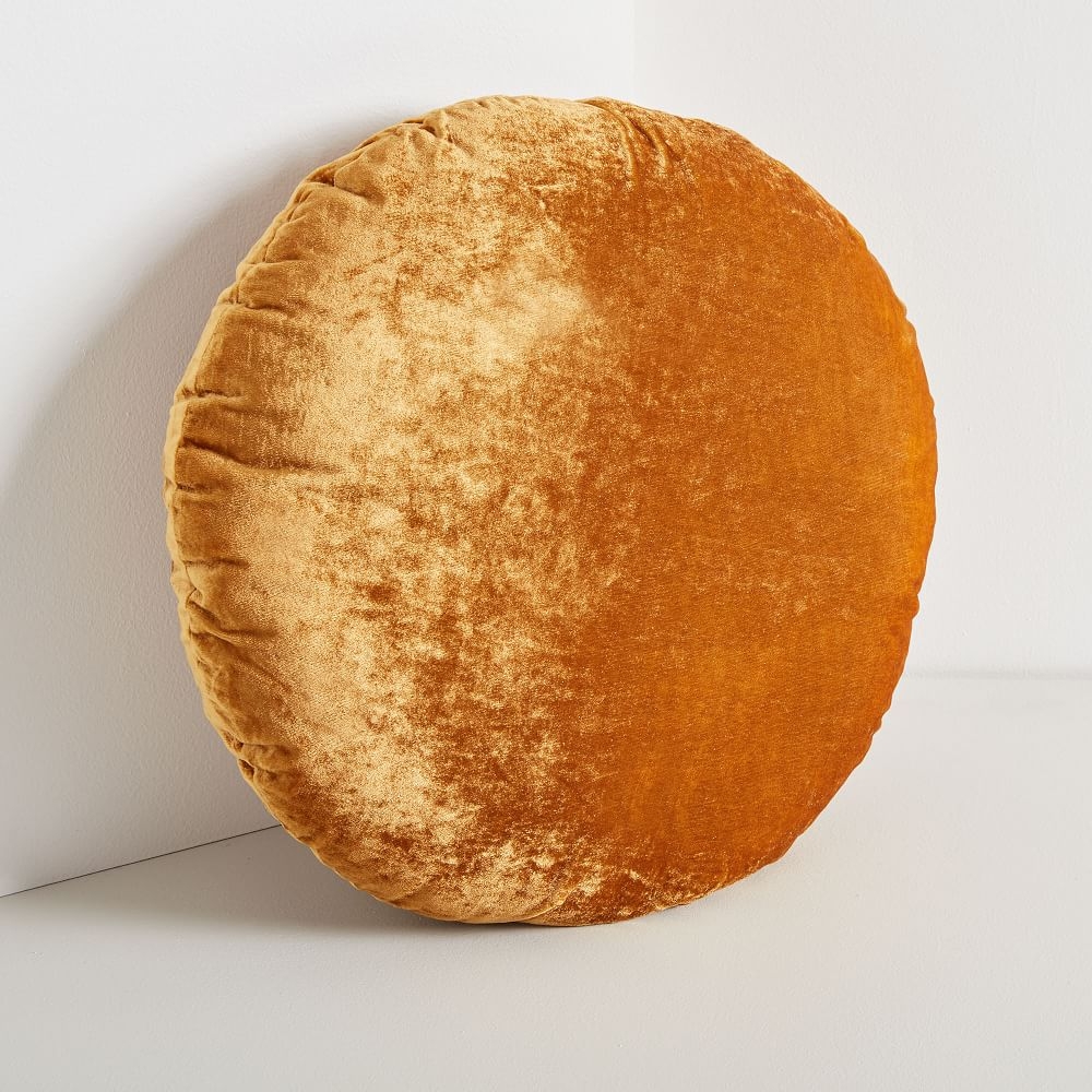 Buy online Round Lush Velvet Pillows now West Elm UAE UAE