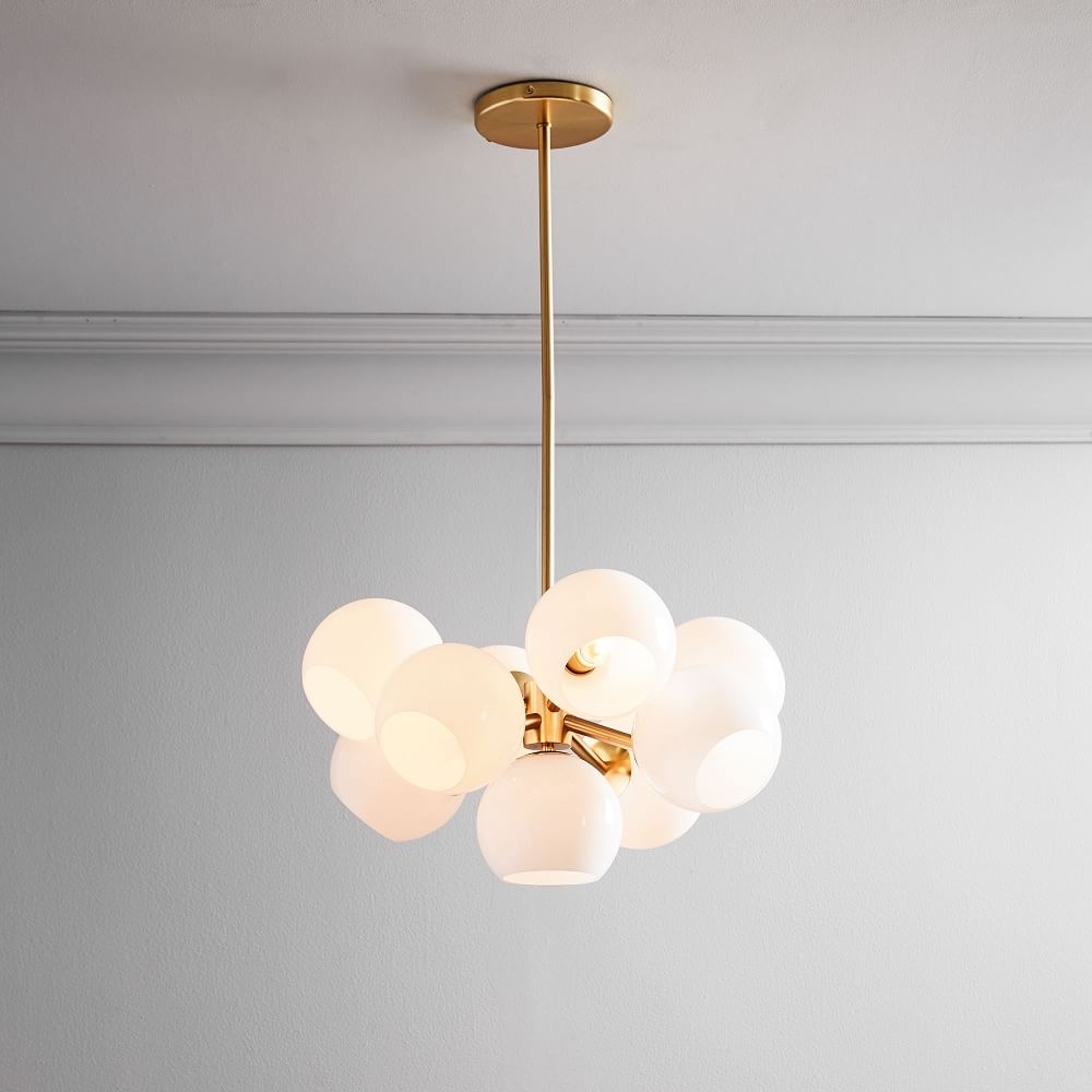 Milk glass chandelier new arrivals